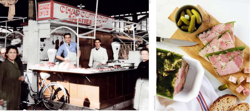 sous les Halles de Dijon SABATIER et son jambon persillé