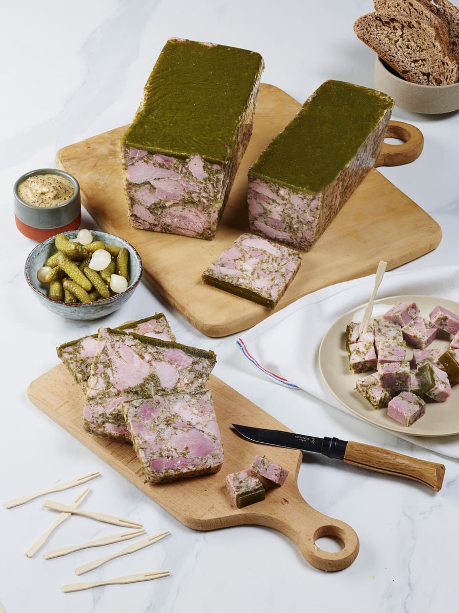 Nos jambons persillé en pain